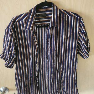 Zara Men's Short sleeve Shirts (Size L)